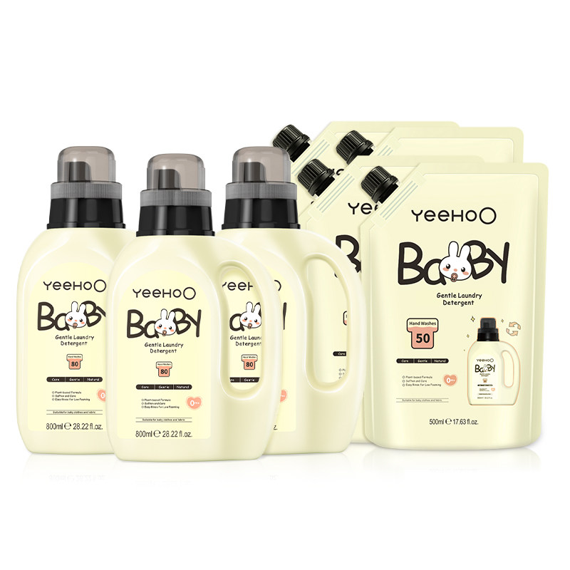 英氏婴儿洗衣液宝宝专用新生婴幼儿童洗衣液内衣皂液量贩式家庭装 106.28元