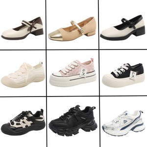 卓诗尼单鞋女小皮鞋2024秋季新款百搭拖鞋英伦风粗跟乐福鞋