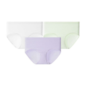 古今A类婴儿棉女士内裤纯棉抗菌无痕中腰高弹透气舒适三角裤女