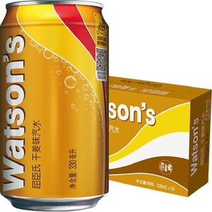 屈臣氏干姜味苏打汽水调酒碳酸饮料气泡水调饮混饮整箱新老包装