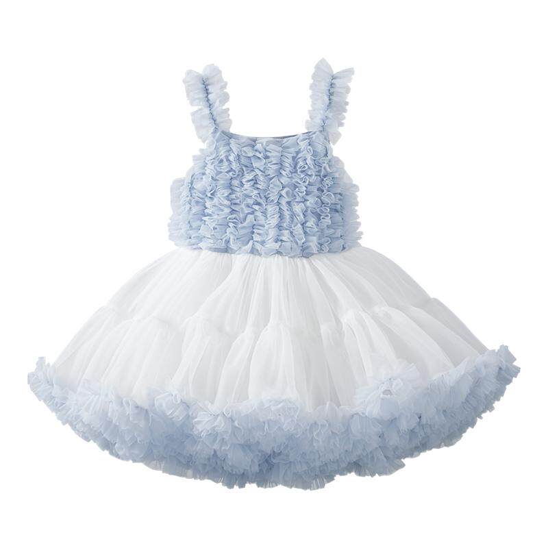 嫚熙女童tutu连衣裙女宝公主裙2026新款春季周岁礼服宝宝蓬蓬裙 318.9元
