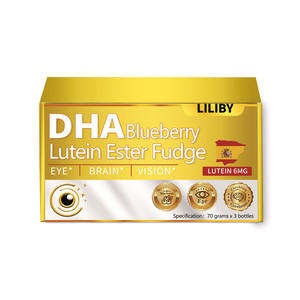 -3 LILIBY DHA BLUEBERRYLUTEINESTERFUDGE叶黄素酯软糖礼盒装-D8