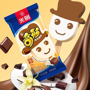 【到手30支】光明奇形娃娃网红香草味冰淇淋奶 奶油棒冰组合（dr