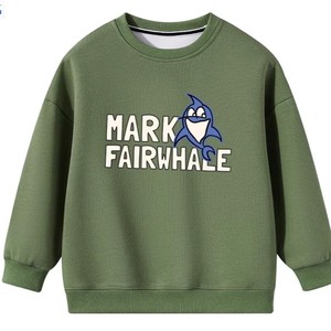 马克华菲2026新款儿童学生春季卫衣卫裤上衣潮流简约全jz