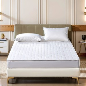 富安娜床笠单件防水保护罩夹棉床褥席梦思床罩防尘隔尿床单罩床垫