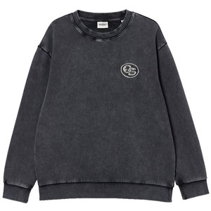 【水洗复古】杰克琼斯男装春季新款纯棉圆领卫衣刺绣字母印花上衣