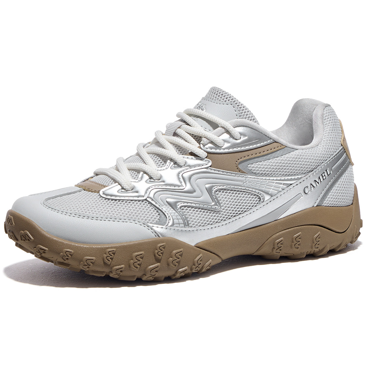 骆驼山云德训鞋户外徒步鞋男女春季新年红色运动鞋厚底防滑登山鞋 179元