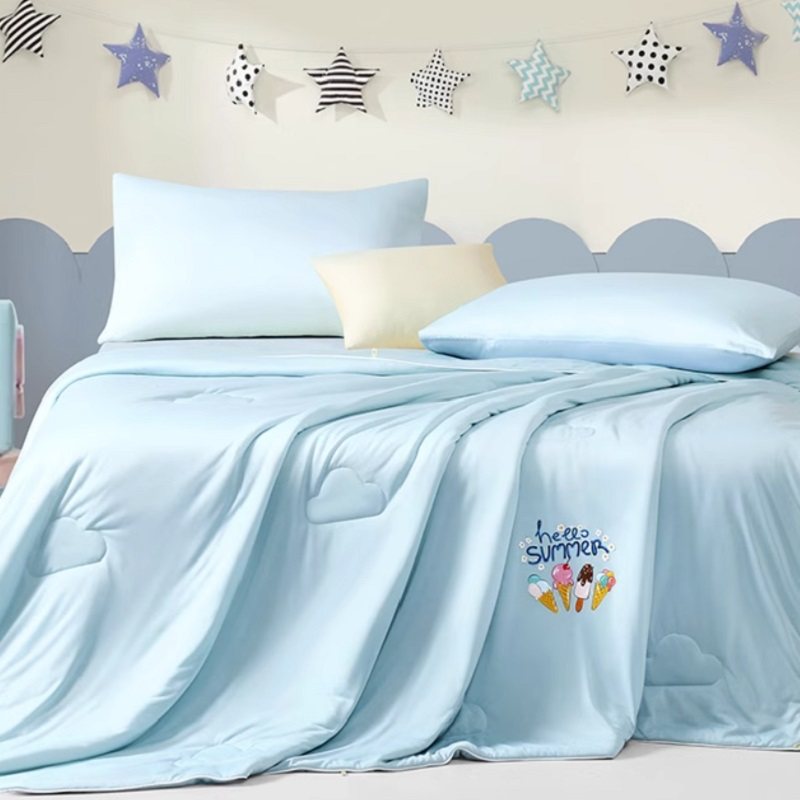 富安娜夏凉被凉感空调被子A类可水洗夏季薄被芯幼儿园儿童空调被 159元
