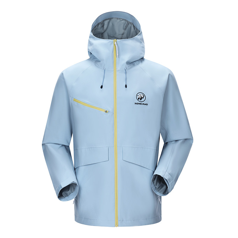 熊猫骆驼单层冲锋衣女2026春季耐磨透气户外防风防水登山服外套男 379元