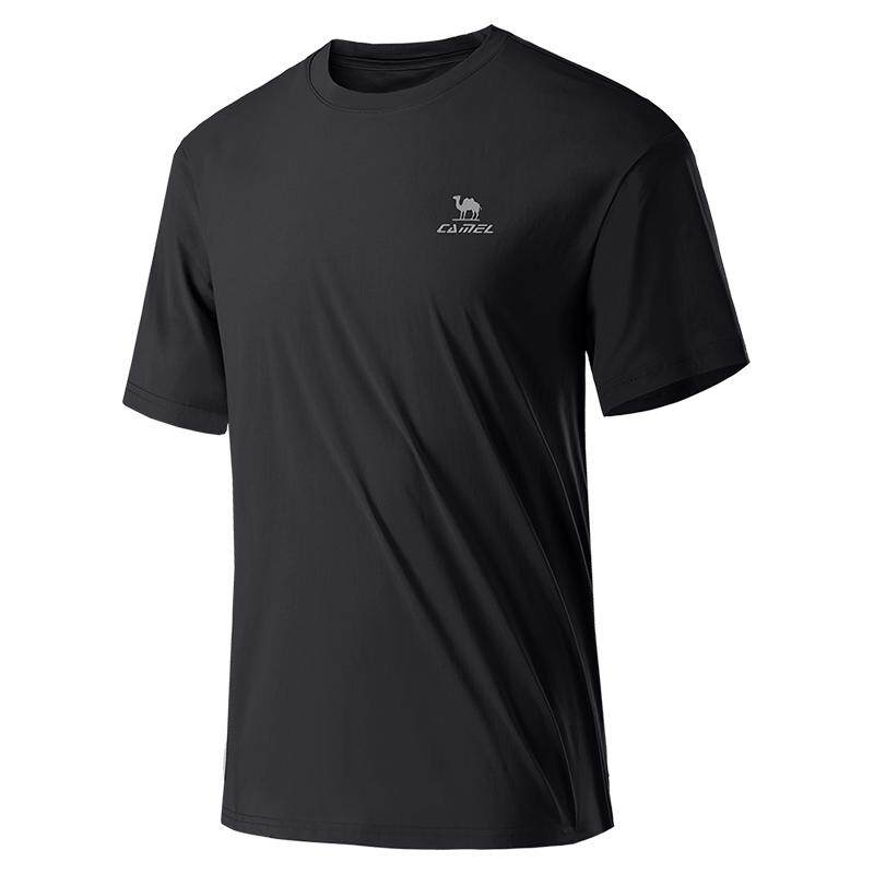 骆驼健身速干衣T恤短袖男士夏季薄款透气休闲户外运动跑步上衣女 89.2元