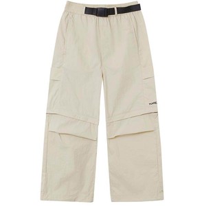 探路者儿童可拆卸长裤2026年新款男女童宽松防泼水耐磨透气功能裤