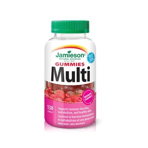 Jamieson健美生女士复合维生素abc软糖 综合B族补钙B12软糖130粒