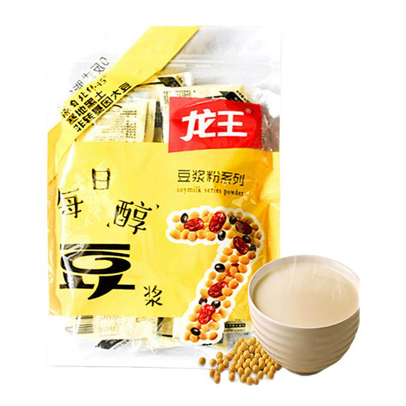 龙王豆浆粉肯德基同款原味无蔗糖黑豆甜味小包速溶冲饮30g*14袋 14.8元