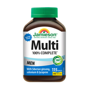 Jamieson健美生男士综合多种复合维生素片多维矿物质115片 男维