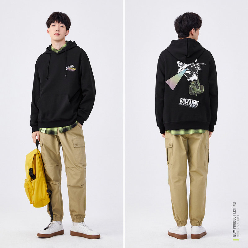 【清仓-休闲裤合辑冬A】森马休闲裤男早春时尚多色女生工装长裤 49元