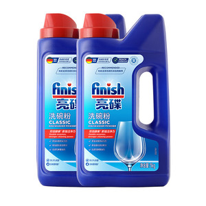 finish亮碟洗碗粉洗碗机专用洗涤剂洗碗机耗材非漂洗剂专用盐美的