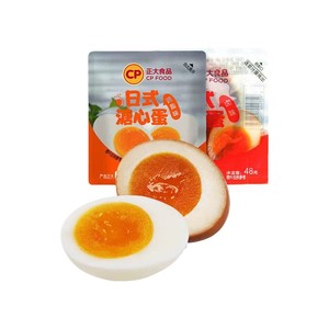 正大日式即食溏心蛋卤味微盐味共15枚半熟营养鸡蛋开袋即食