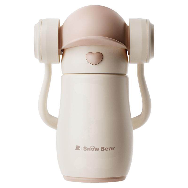 小白熊元气ins熊儿童保温杯测温宝宝水杯学饮杯婴儿6个月以上 89元