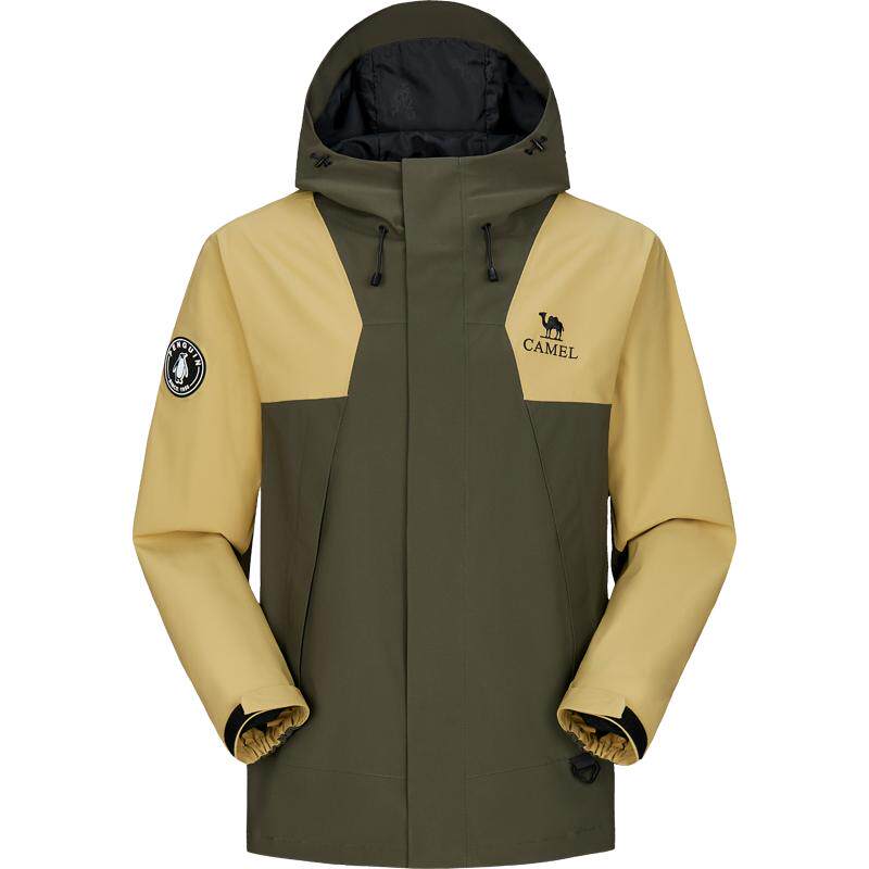 骆驼蛟龙三合一冲锋衣王俊凯同款男女夹克秋冬户外防水登山服外套 314元