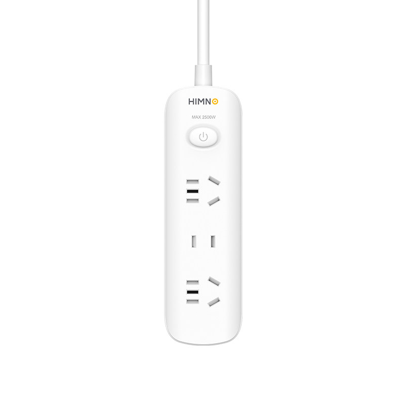 喜美诺排插插座面板多孔排插家用宿舍接线板插排国标线板延长线