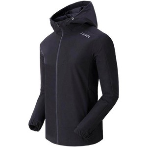 骆驼运动登山服外套女士秋冬加绒连帽夹克户外防风防水休闲茄克男