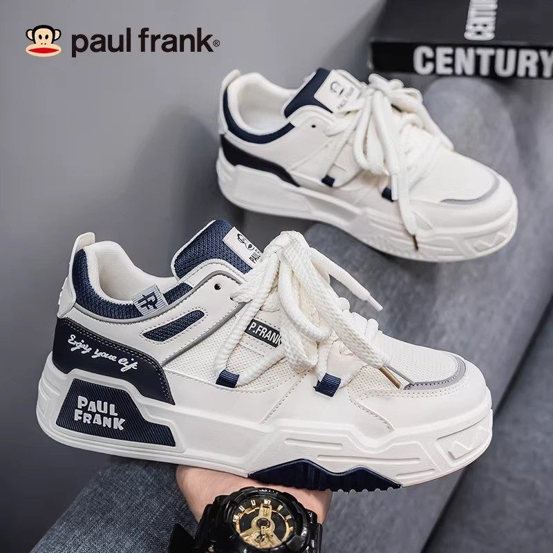 大嘴猴高帮运动厚底男士板鞋2026新款春季休闲马丁潮鞋百搭小白鞋 58元