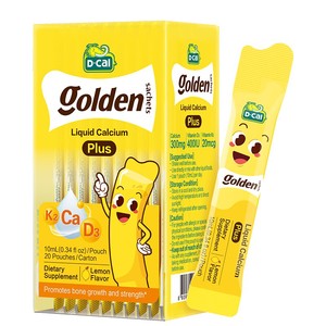 dcal迪巧小黄条plus液体钙青少年儿童成长补钙柠檬酸钙宝宝婴儿钙