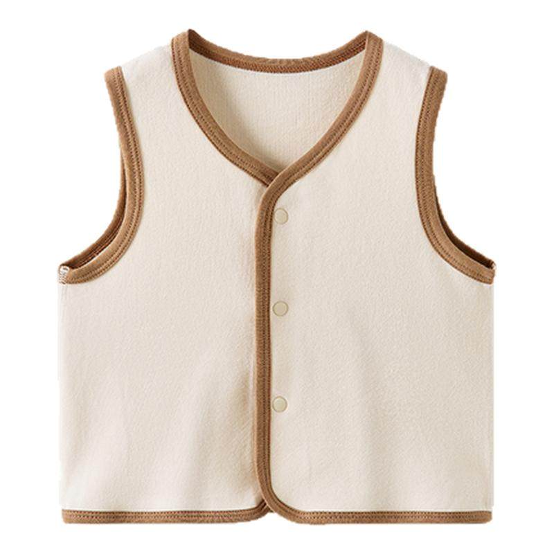 童泰婴儿马甲春秋季莫代尔棉男女宝宝衣服儿童背心坎肩外出上衣 24.9元