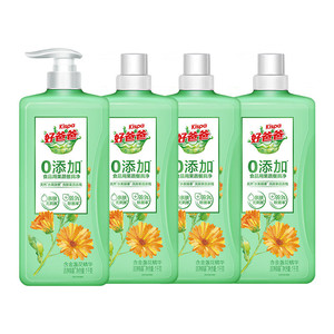 好爸爸果蔬洗洁精家用餐具洗碗液洁净除菌实惠装食品用家用清洁剂