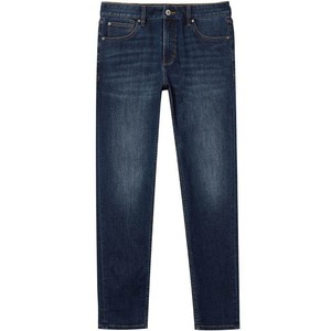 [石墨烯]901杰克琼斯春季修身猫须复古水洗中蓝牛仔裤长裤子男装