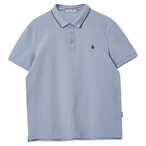 [杰出POLO衫]杰克琼斯男装春夏男士翻领短袖T恤商务通勤休闲纯色