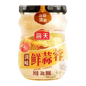 海天调味鲜蒜蓉200g烤生蚝小龙虾茄子烧烤蒜泥调料真鲜蒜调味酱料