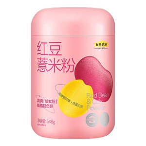 五谷磨房红豆薏米粉薏仁粉代餐粉高纤懒人饱腹营养早餐健康代餐粉