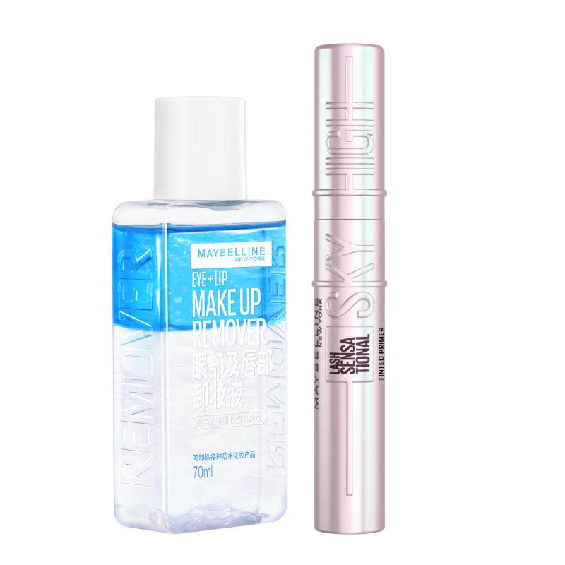 美宝莲纽约睫毛撑得膏冲天翘睫毛膏眼唇卸妆液纤长卷翘防水持妆Z 85元