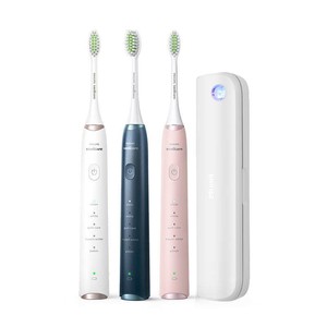 飞利浦电动牙刷hx2481软毛亮白刷S5Pro配旅行盒成人声波朋友礼物