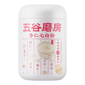 五谷磨房杏仁七白饮美白银耳百合杏仁粉代餐冲调谷物粉营养早餐