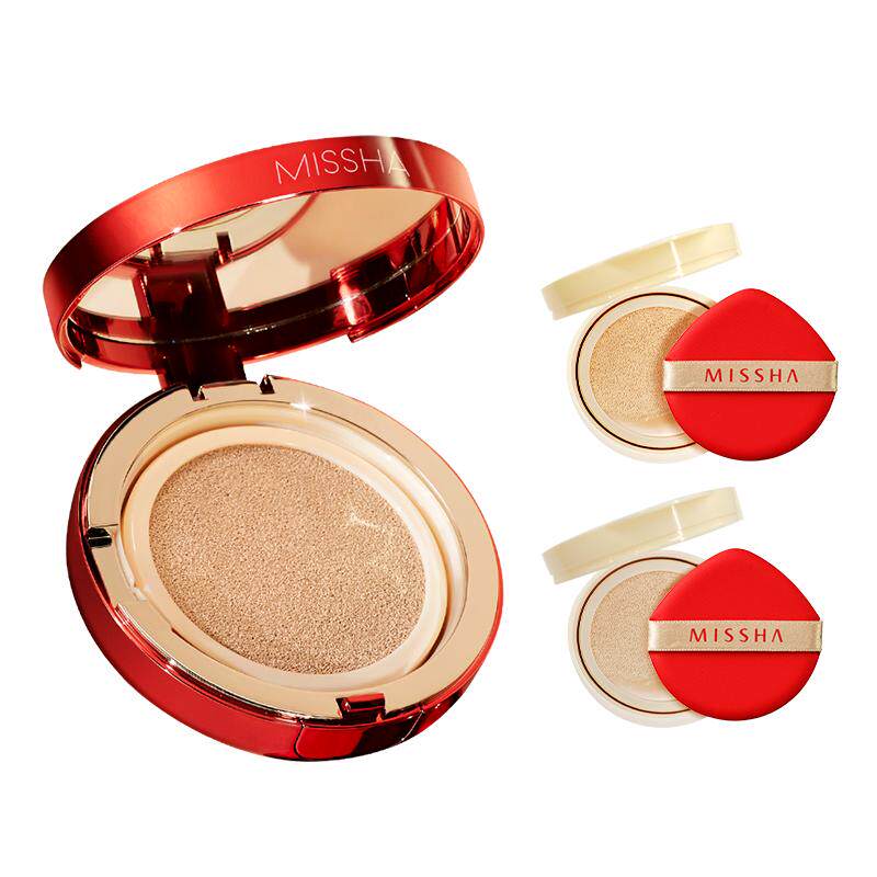 【官方正品】谜尚红气垫bb霜防晒美白哑光遮瑕保湿清透粉底液持久 79元