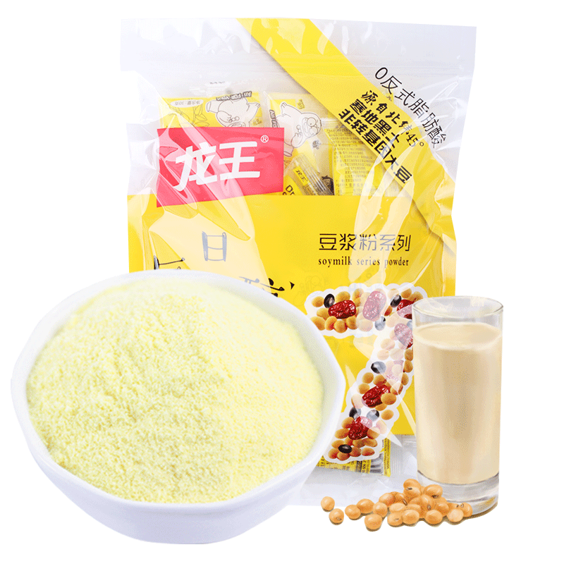 龙王豆浆粉原味无蔗糖肯德基同款小包装专用速溶豆浆30g*14袋 14.8元