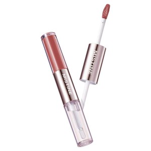 mistine蜜丝婷双头唇釉D02微醺不沾杯唇釉D04水光持色口红D05女