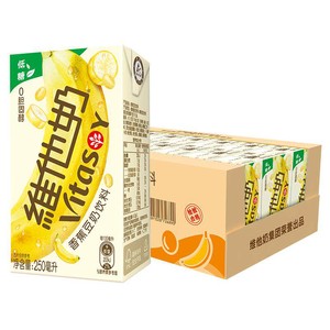 维他奶低糖香蕉豆奶饮料植物蛋白奶饮品250ml*24盒整箱