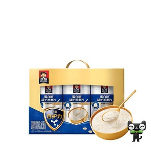 桂格蛋白粉益护燕麦礼1050g双重高蛋白即食燕麦节庆送礼