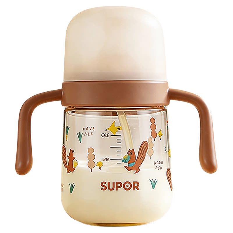 苏泊尔学饮杯婴儿6个月以上宝宝水杯直饮奶瓶儿童吸管杯防呛ppsu 109.9元