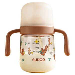 苏泊尔学饮杯婴儿6个月以上宝宝水杯直饮奶瓶儿童吸管杯防呛ppsu