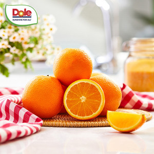 dole都乐湖北宜昌秭归伦晚新鲜橙子现摘应季水果肉质脆嫩多汁少渣