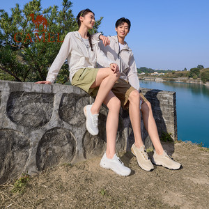 骆驼溯溪鞋新款女透气洞洞鞋凉鞋防滑轻便户外网面一脚蹬运动鞋男