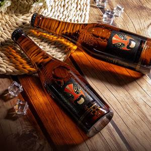 雪花啤酒脸谱花脸啤酒418ml*12瓶原麦汁浓度11.5°P整箱官方正品