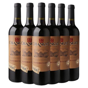 张裕官方 特选级赤霞珠干红葡萄酒整箱6瓶百年国货直营正品旗舰店