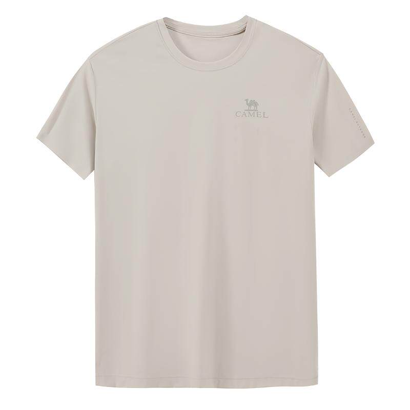 骆驼户外运动速干T恤男2026夏圆领凉感防晒透气吸汗T恤女健身短袖 59元