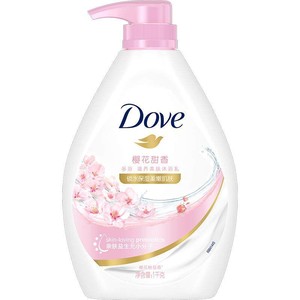 【下拉享补贴】多芬/DOVE樱花甜香沐浴露/乳1kg清爽修护