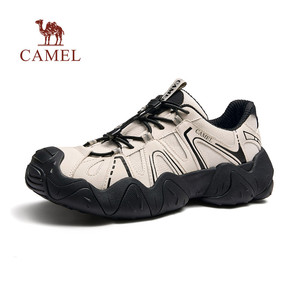 骆驼登山鞋春季男鞋户外徒步鞋男透气网面鞋运动鞋情侣鞋丑萌鞋